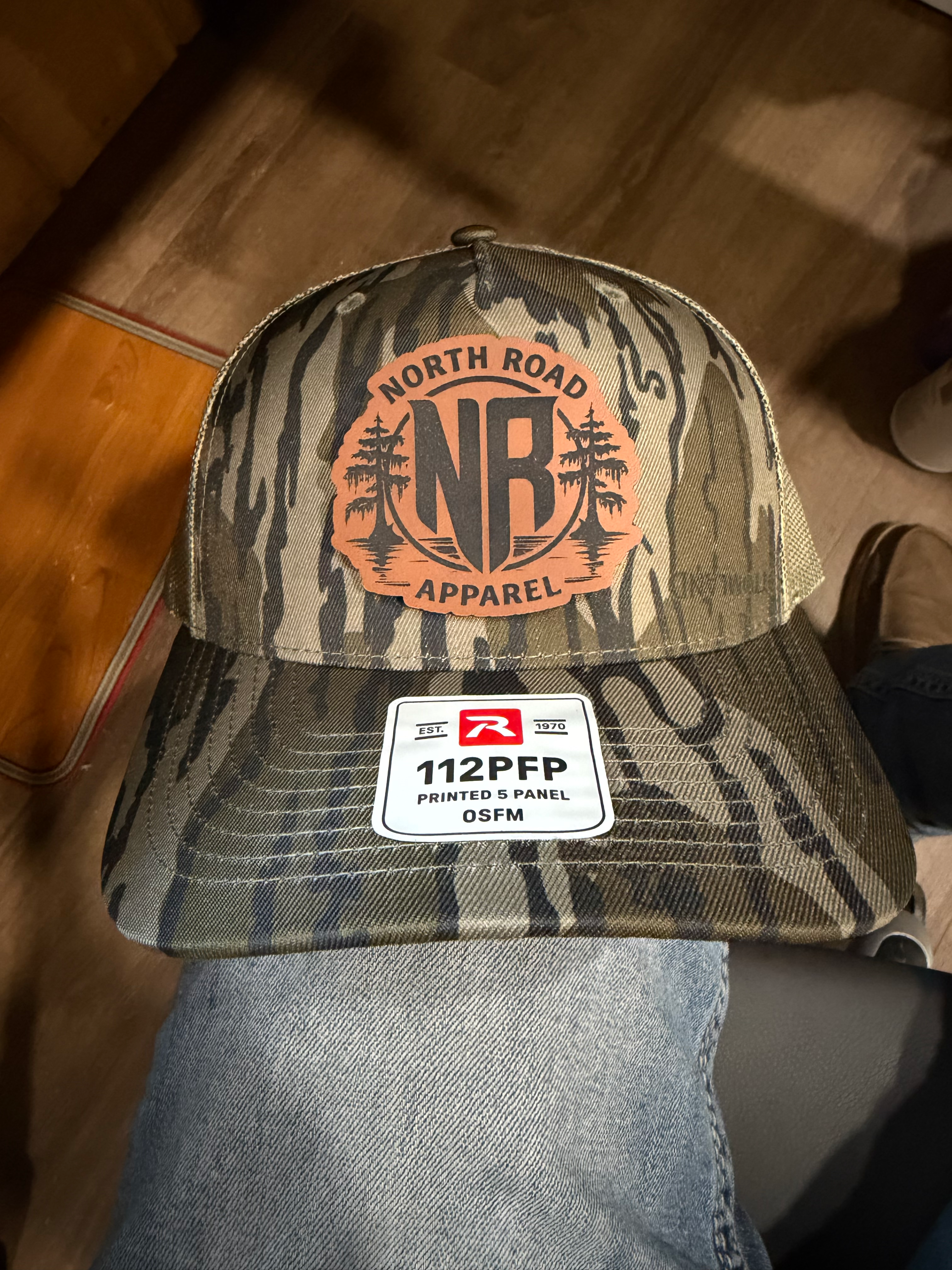 leather patch hat