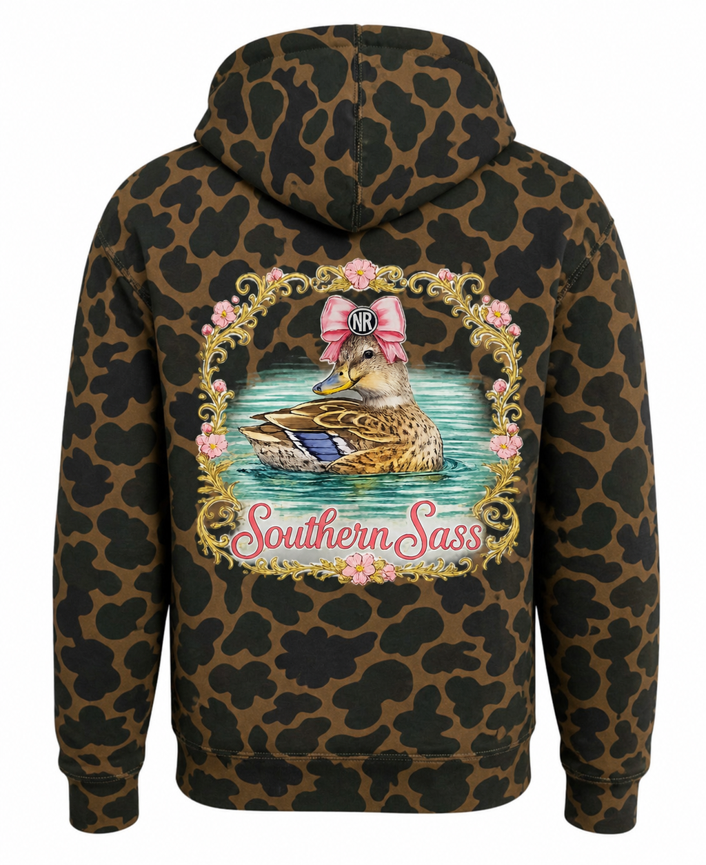 southern sass camo hoodie