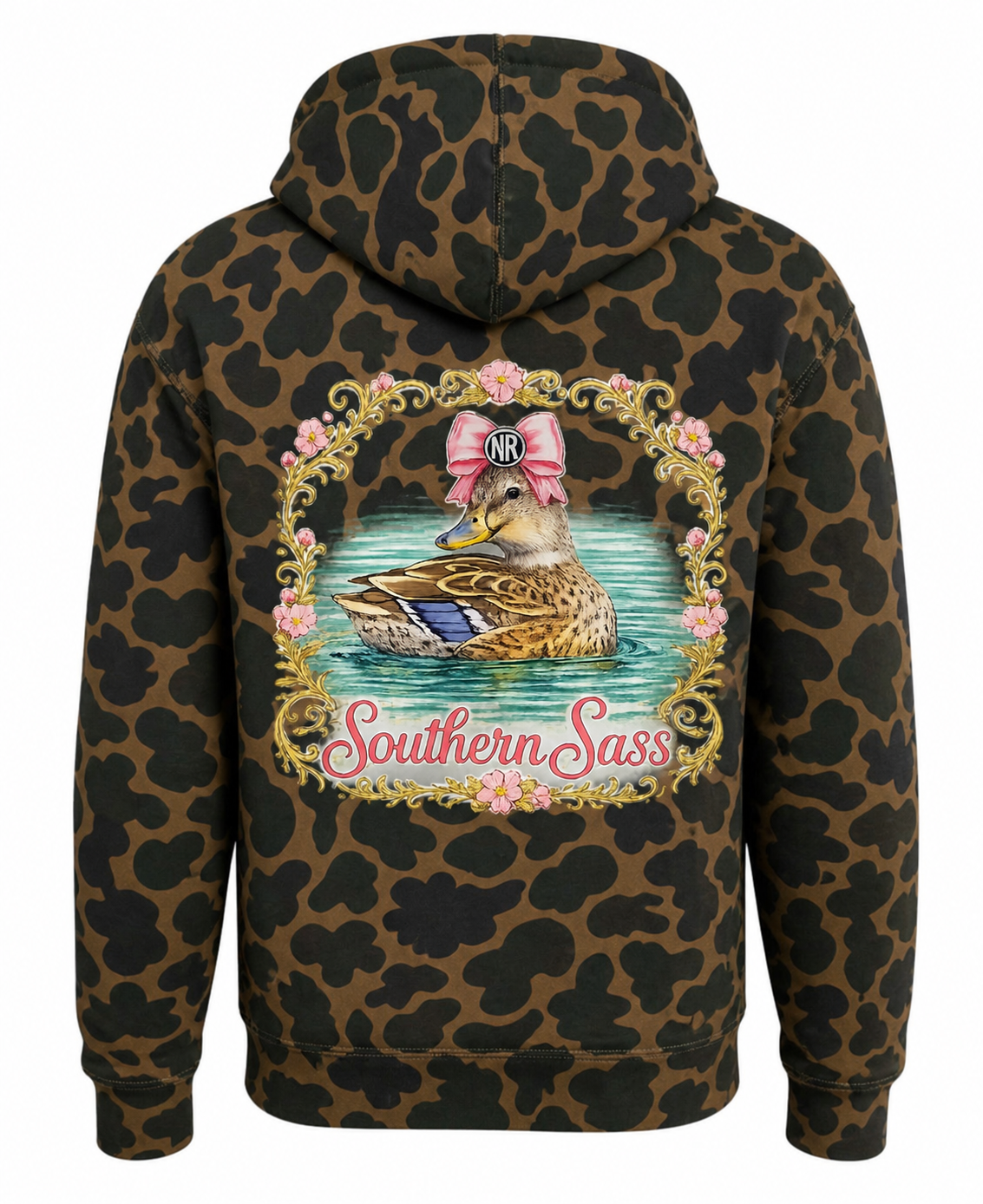 southern sass camo hoodie