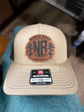 leather patch hat